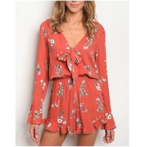 Romper in Floral Print
